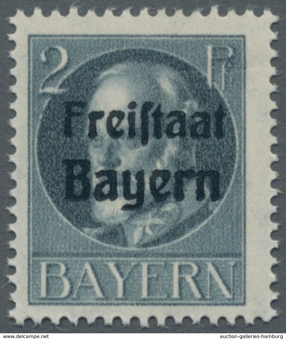 Bayern - Marken Und Briefe: 1919, Ludwig 2 Pf Grau, (Ur.Nr.110 U.111), Die Beiden Nicht Ausgegebenen - Altri & Non Classificati