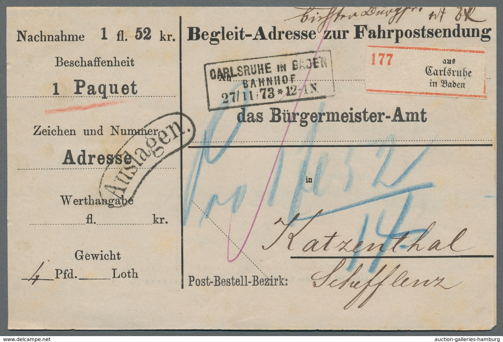 Bayern - Ganzsachen: 1872 Posten von 31 Briefen, Karten, Ganzsachen verschiedener Gebiete (Bayern, P