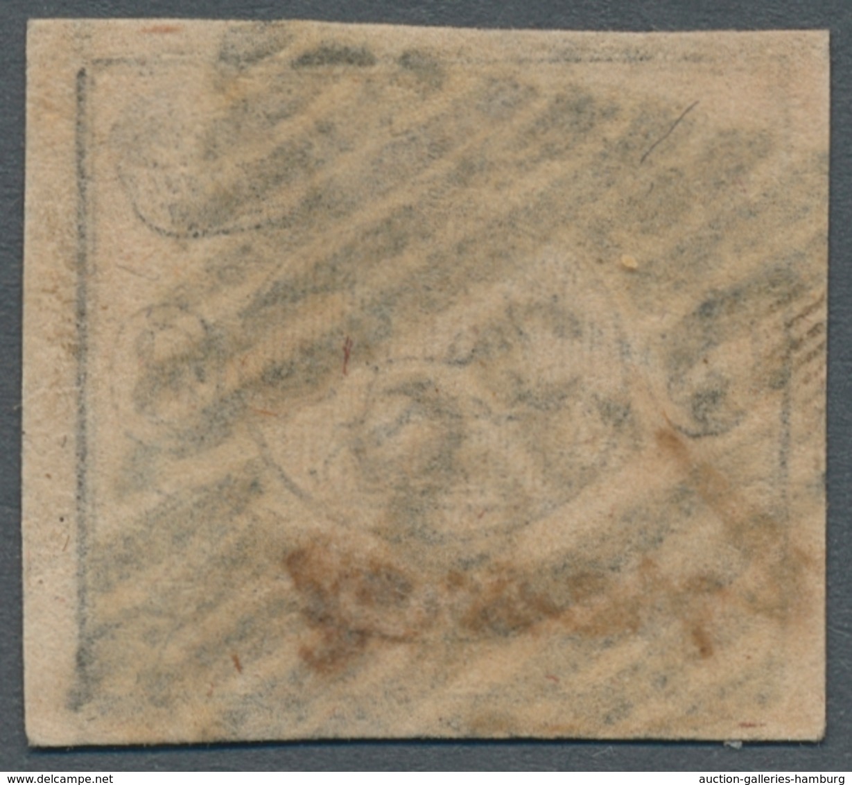 Braunschweig - Marken Und Briefe: 1853, "3 Sgr. Mattrosa Mit Abart Rechte Obere Bildecke Offen" Farb - Brunswick
