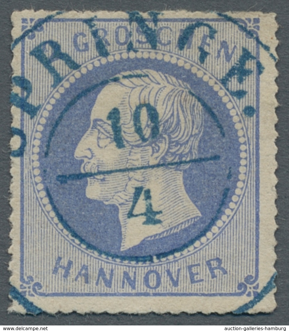 Hannover - Marken Und Briefe: 1859-1864, König Georg, Reizvolle Partie Von Elf Besonders Attraktiven - Hanovre