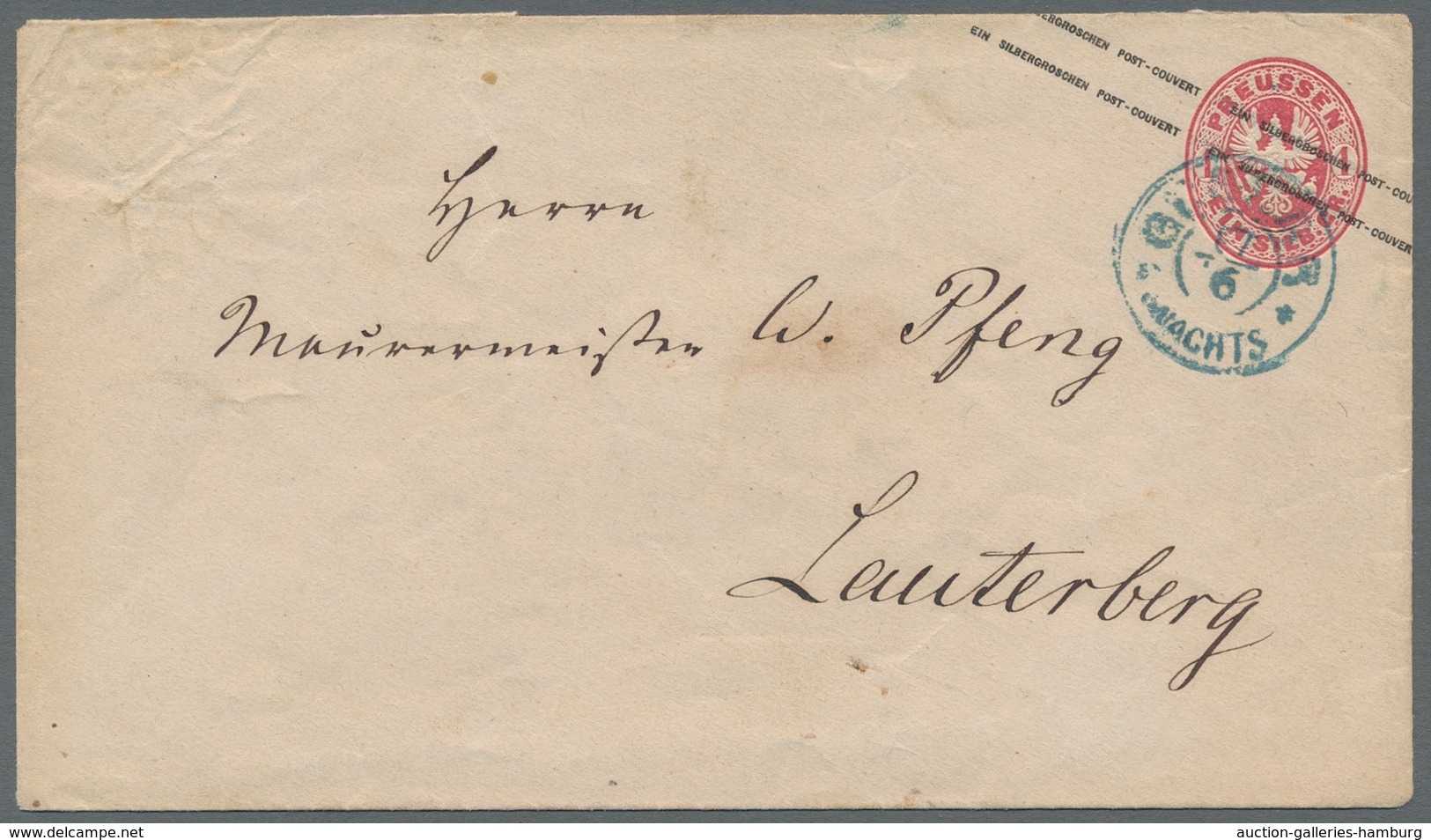 Hannover - Marken Und Briefe: 1864, 15 Briefe Und Ganzsachen, Dabei Dreimal Nachverwendung Auf Preus - Hanovre
