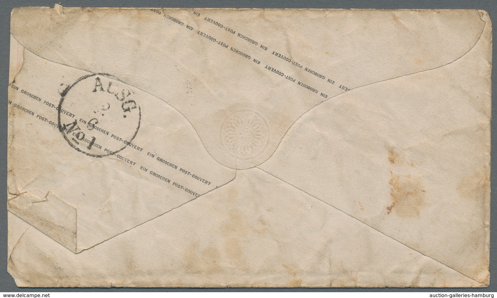 Norddeutscher Bund - Marken und Briefe: 1868, 18 Briefe mit besseren Stempeln wie NORDERNEY, Hufeise