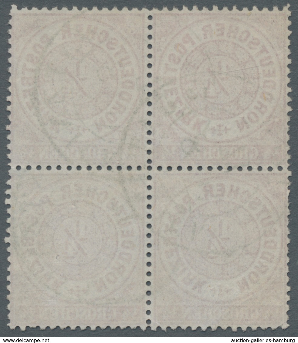 Norddeutscher Bund - Marken und Briefe: 1868/1869, Lot gestempelter Einheiten aus Nr.1 bis Dienst. d