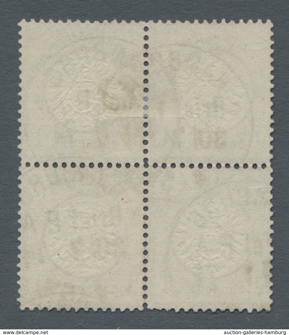 Deutsches Reich - Brustschild: 1872, "1 Gr. Karmin, Großer Schild, Gute Prägung Und Zähnung, 4 Stemp - Covers & Documents
