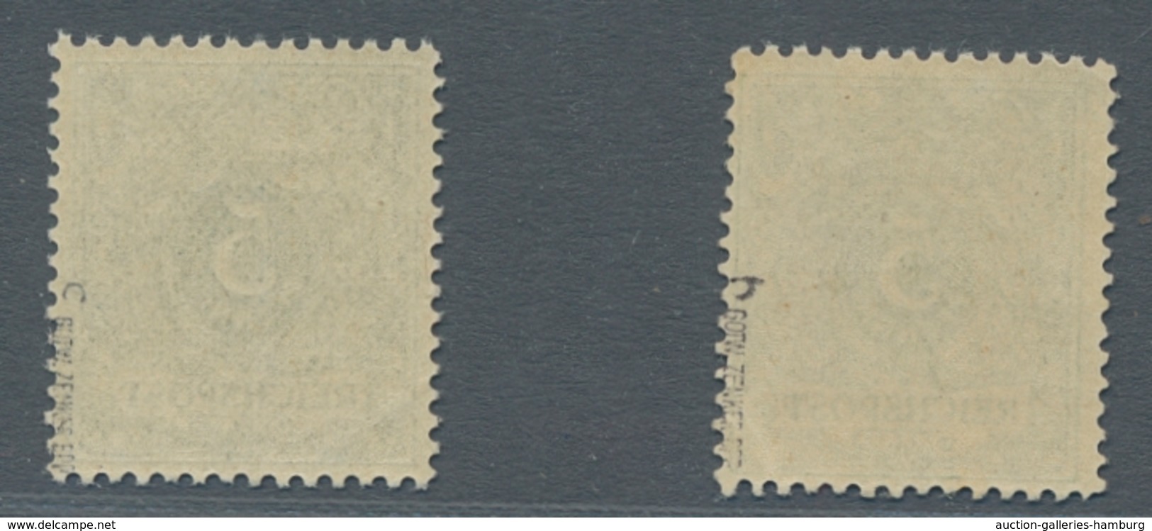 Deutsches Reich - Krone / Adler: 1889, "5 Pfg Krone/Adler", Postfrisch, Gute Zähnungen, Gepr. Zenker - Unused Stamps