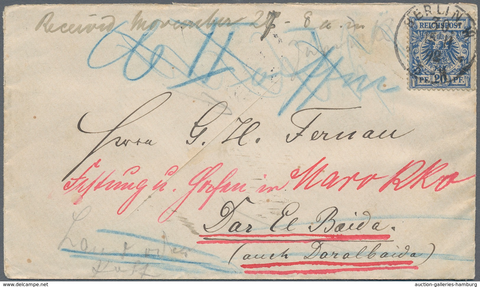 Deutsches Reich - Krone / Adler: 1892, Brief Mit Vollem Inhalt Ab "BERLIN N.W. 30 15/11/92" Ursprüng - Nuevos