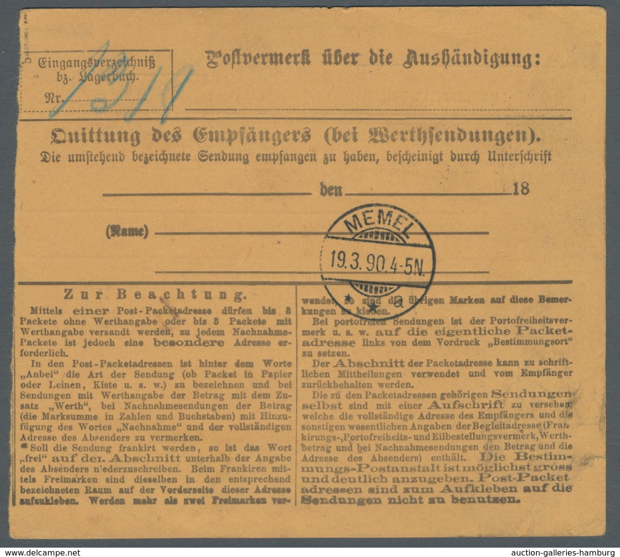 Deutsches Reich - Krone / Adler: 1889, 50 Pf. Braunrot, Senkrechtes Paar Als Portogerechte Mehrfachf - Unused Stamps