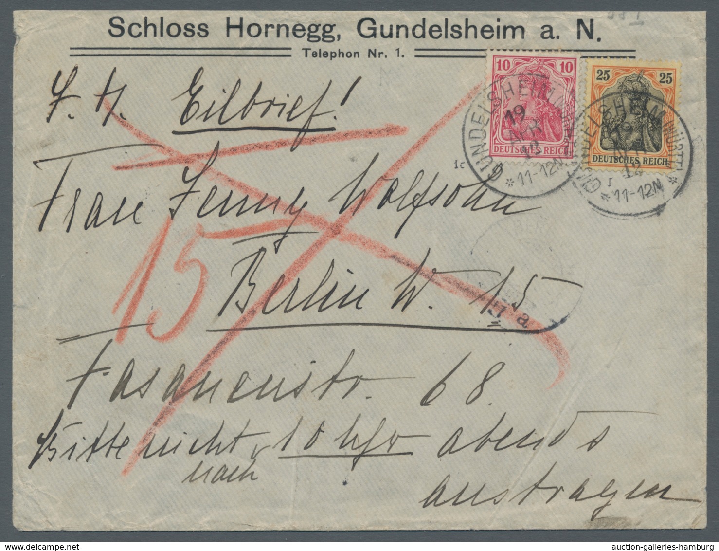 Deutsches Reich - Germania: 1905, Germania 10 Pf. In Der Besseren Farbe "dunkelkarmin Bis Magenta", - Nuevos