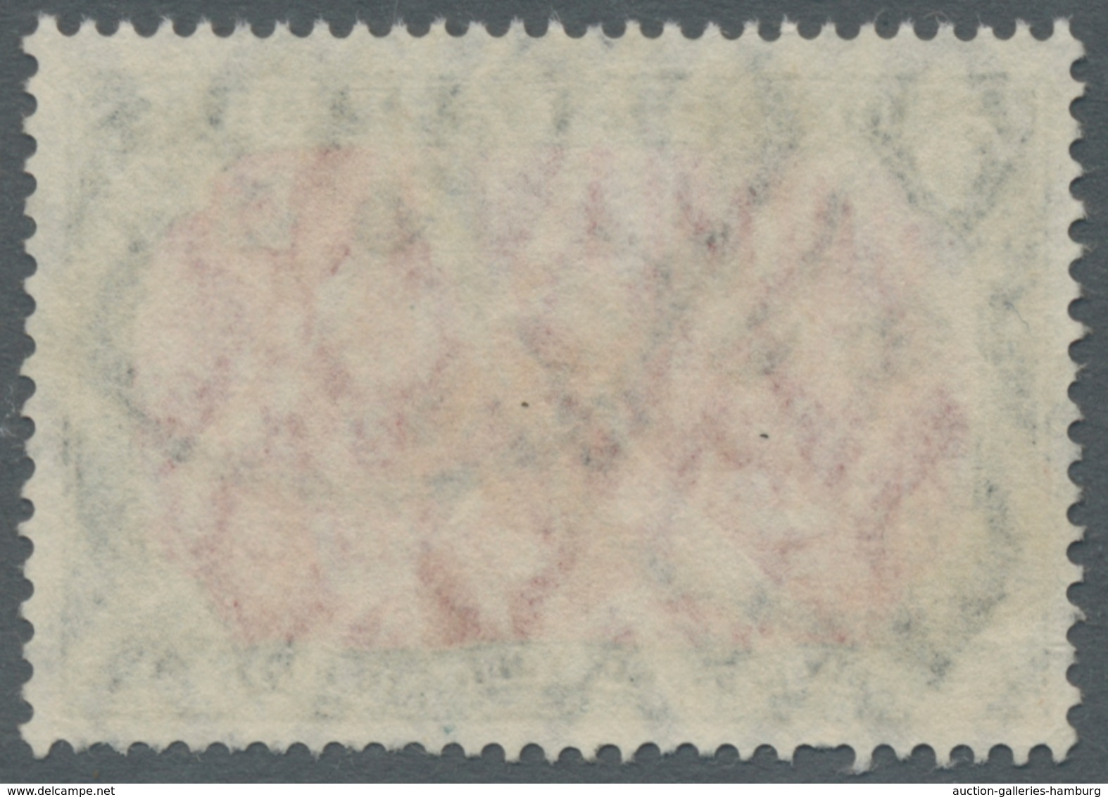 Deutsches Reich - Germania: 1906, 5 M Grünschwarz/dunkelkarmin, (unter UV Gelblichrot), Farbfrisch, - Nuevos
