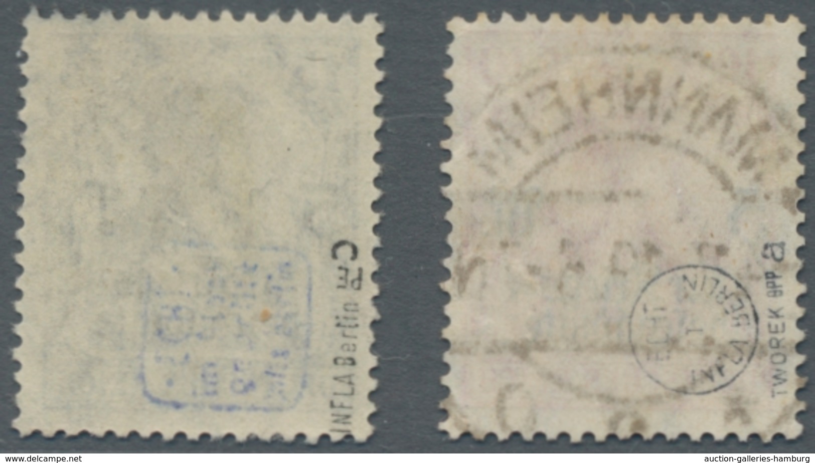 Deutsches Reich - Inflation: 1919, Kriegsbeschädgtenhilfe 10 Pfennig Dunkelkarminrot Ideal Gestempel - Used Stamps