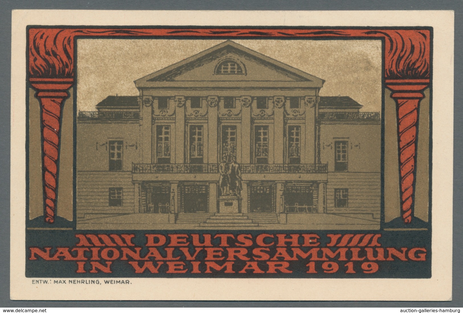 Deutsches Reich - Inflation: 1919, Nationalversammlung, Je 3 Werte Auf 18 FDC's, Dabei Offizielle Un - Gebraucht