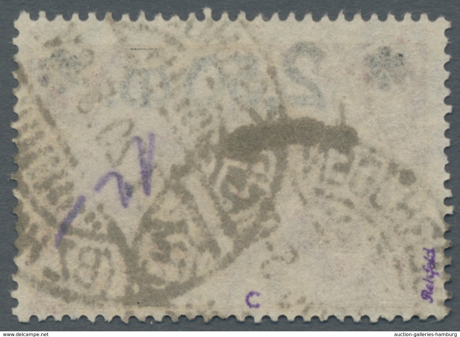 Deutsches Reich - Inflation: 1920, Freimarke 2,50 M Auf 2 Mark Braunlila Entwertet "Grosbrhüden (Bz. - Used Stamps