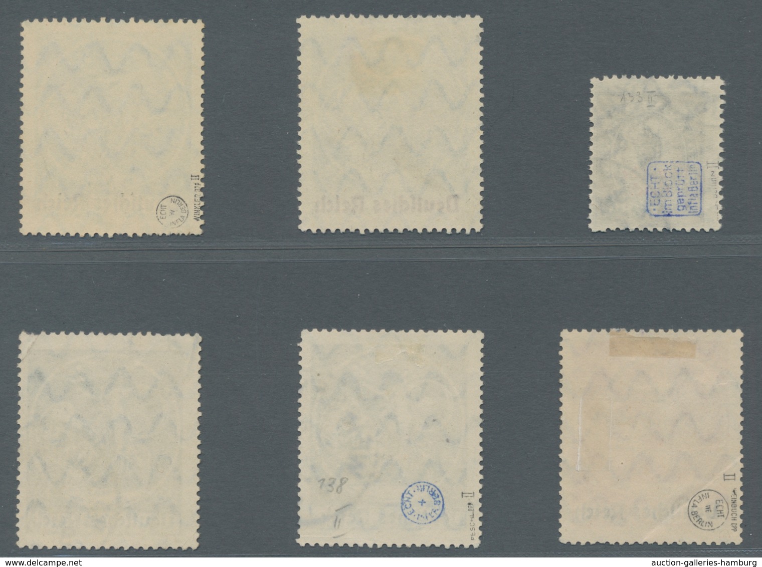 Deutsches Reich - Inflation: 1920, Hohe Werte Der Abschiedsserie, Als Type II U. 1x Der Steindruck, - Used Stamps