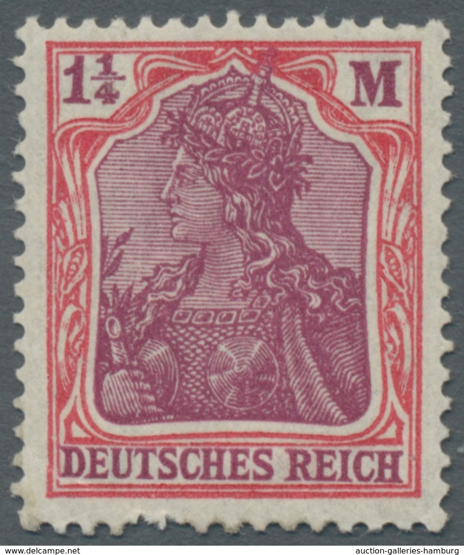 Deutsches Reich - Inflation: 1920, 1 1/4 Germania Mit WZ Rauten, (früher 151y) Postfrisch, Farbfrisc - Usados