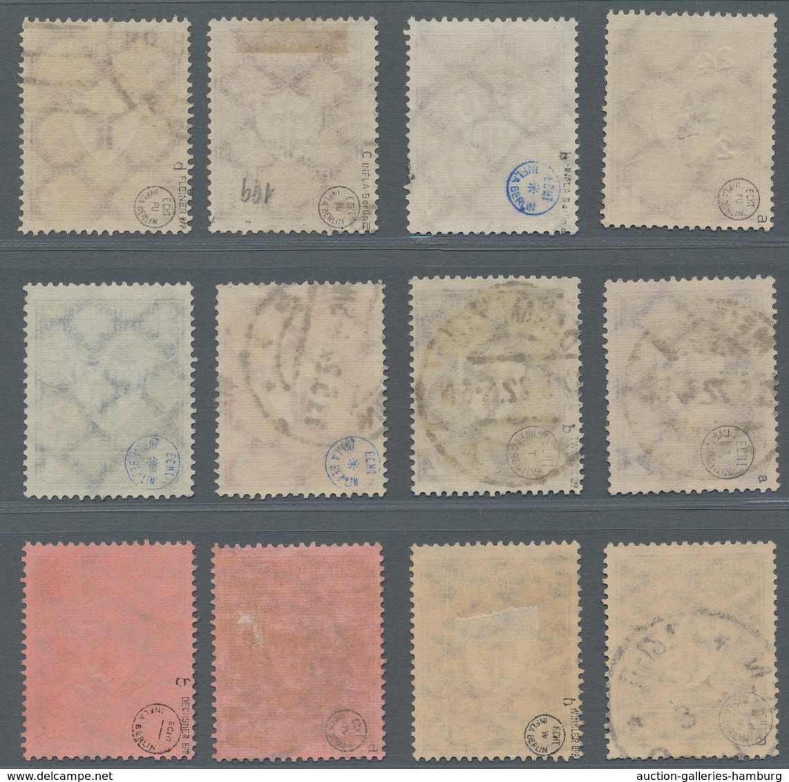 Deutsches Reich - Inflation: 1922, Gewerbeausstellung, Der Komplette Satz In Allen Farben Gestempelt - Used Stamps