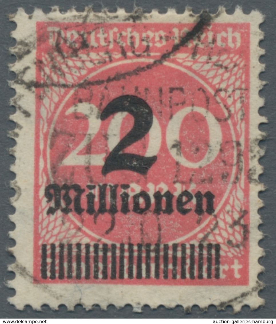 Deutsches Reich - Inflation: 1923, 2 Mio A.200 M Graurot Mit Liegendem Wasserzeichen, Farbfrisch, Sa - Gebraucht