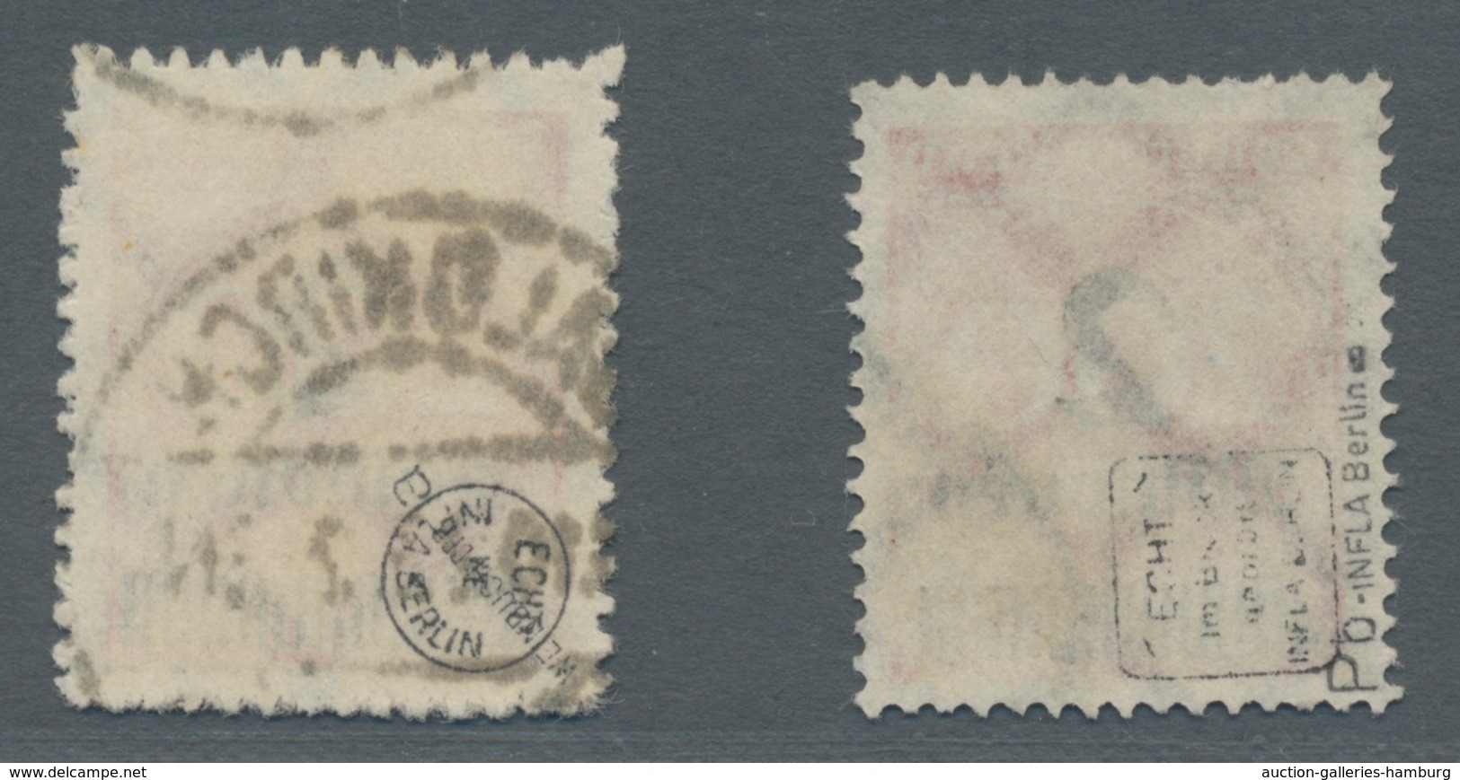 Deutsches Reich - Inflation: 1923, 2 Mio A.200 M Graurot Mit Liegendem Wasserzeichen, Farbfrisch, Sa - Gebraucht