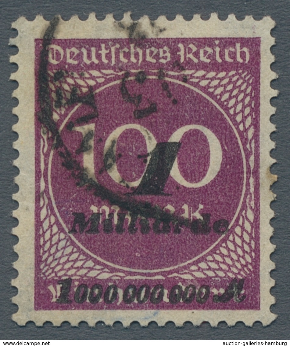 Deutsches Reich - Inflation: 1923; 1 Mrd Auf 100 M Violettpurpur Sauber Gestempelt; Die Seltene Mark - Gebraucht