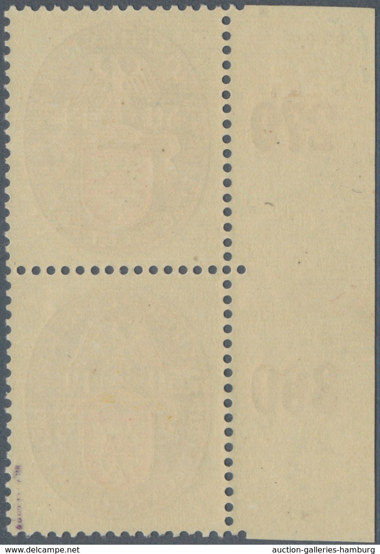 Deutsches Reich - Weimar: 1929, Nothilfe 50 Pfg. Mit Plattenfehler: PE Statt PF Von Feld 31 Einer Te - Unused Stamps
