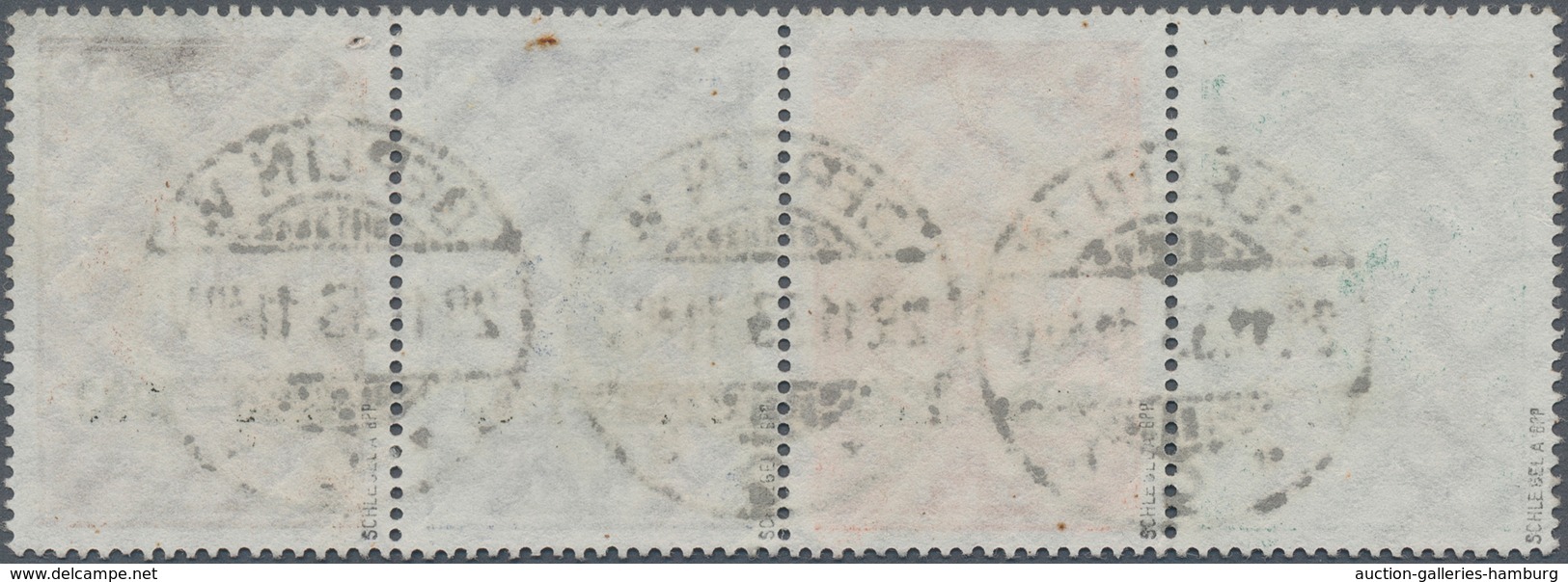 Deutsches Reich - 3. Reich: 1933, 5-50 Pfg. Nothilfe-Blockmarken Im Waagerechten Zusammendruck Ohne - Unused Stamps