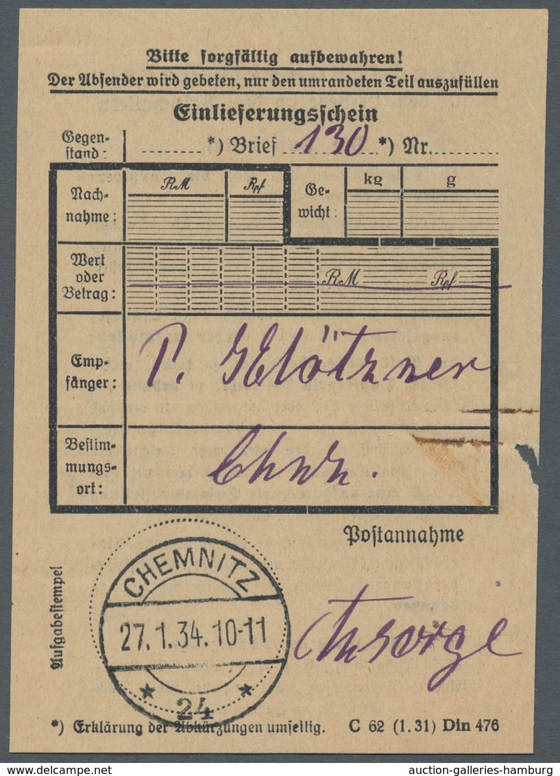Deutsches Reich - 3. Reich: 1933, "10 Pfg. Einzelwert Aus Nothilfe-Block", Mit Zusatzfrankatur Als P - Nuevos