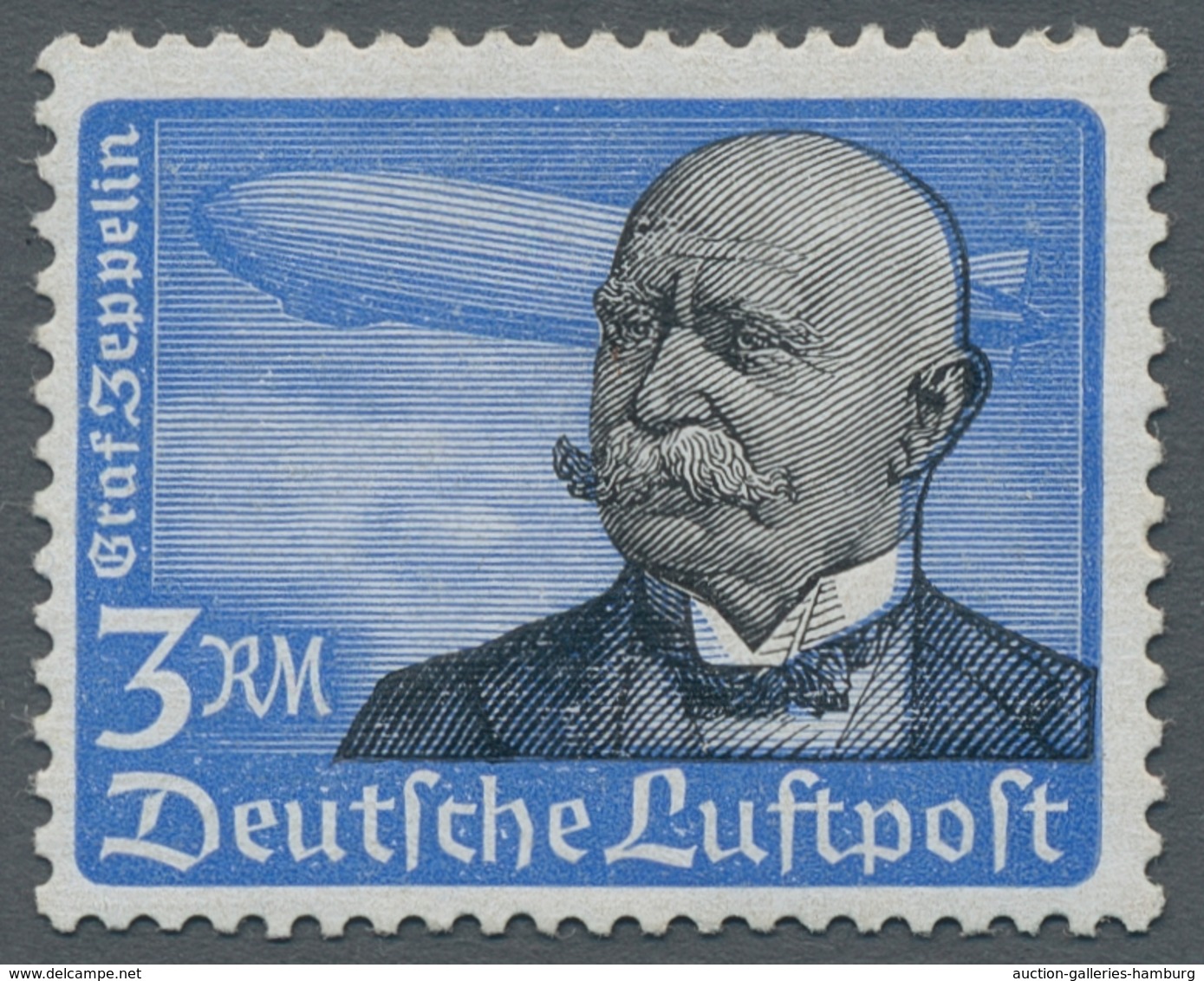 Deutsches Reich - 3. Reich: 1934, Höchstwert 3 RM Flugpostmarken, Y-Variante, Tadellos Postfrisch, M - Unused Stamps