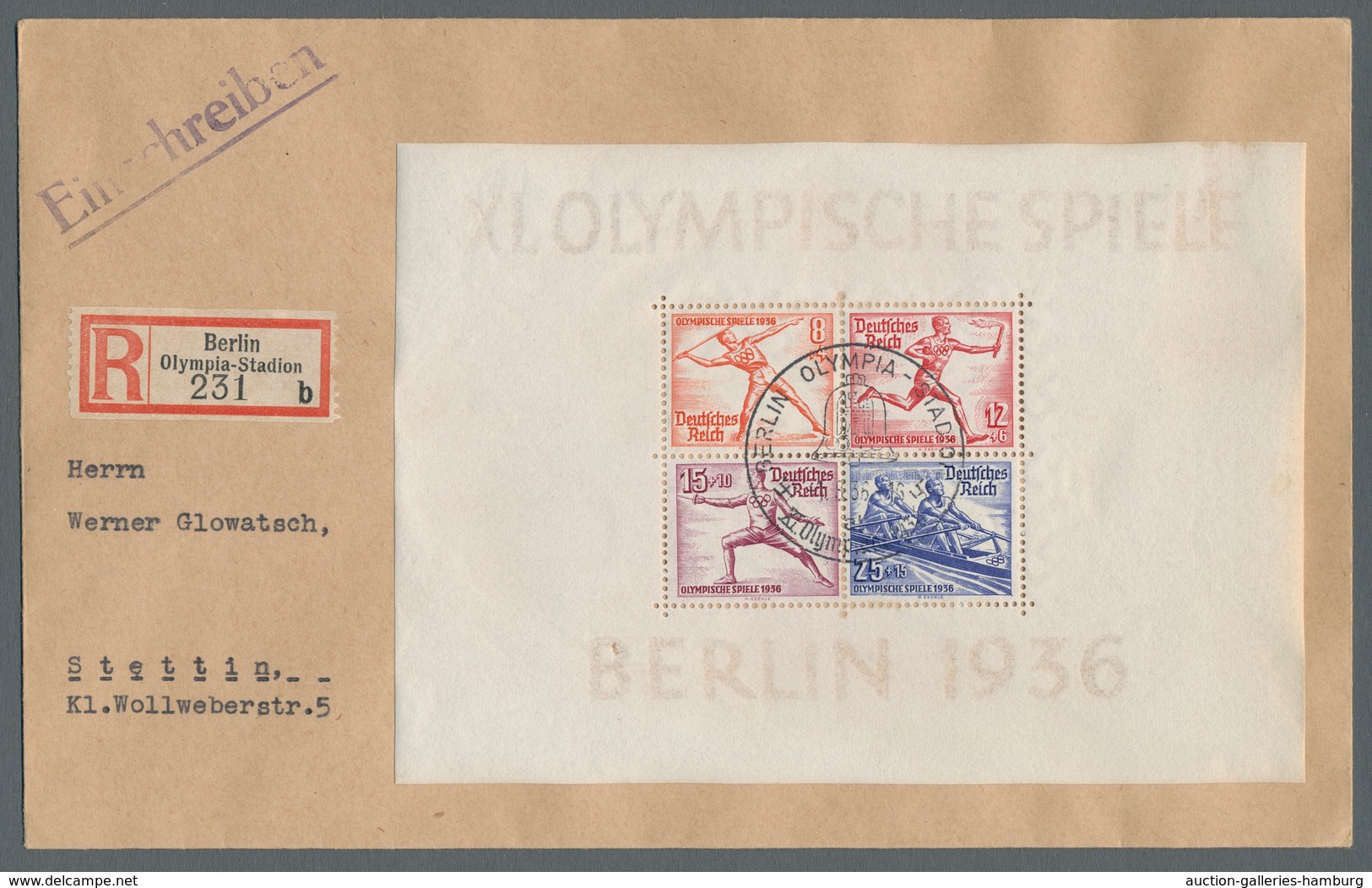 Deutsches Reich - 3. Reich: 1936, "Olympische Spiele 1936" Beide Blocks In Tadelloser Erhaltung Mit - Unused Stamps