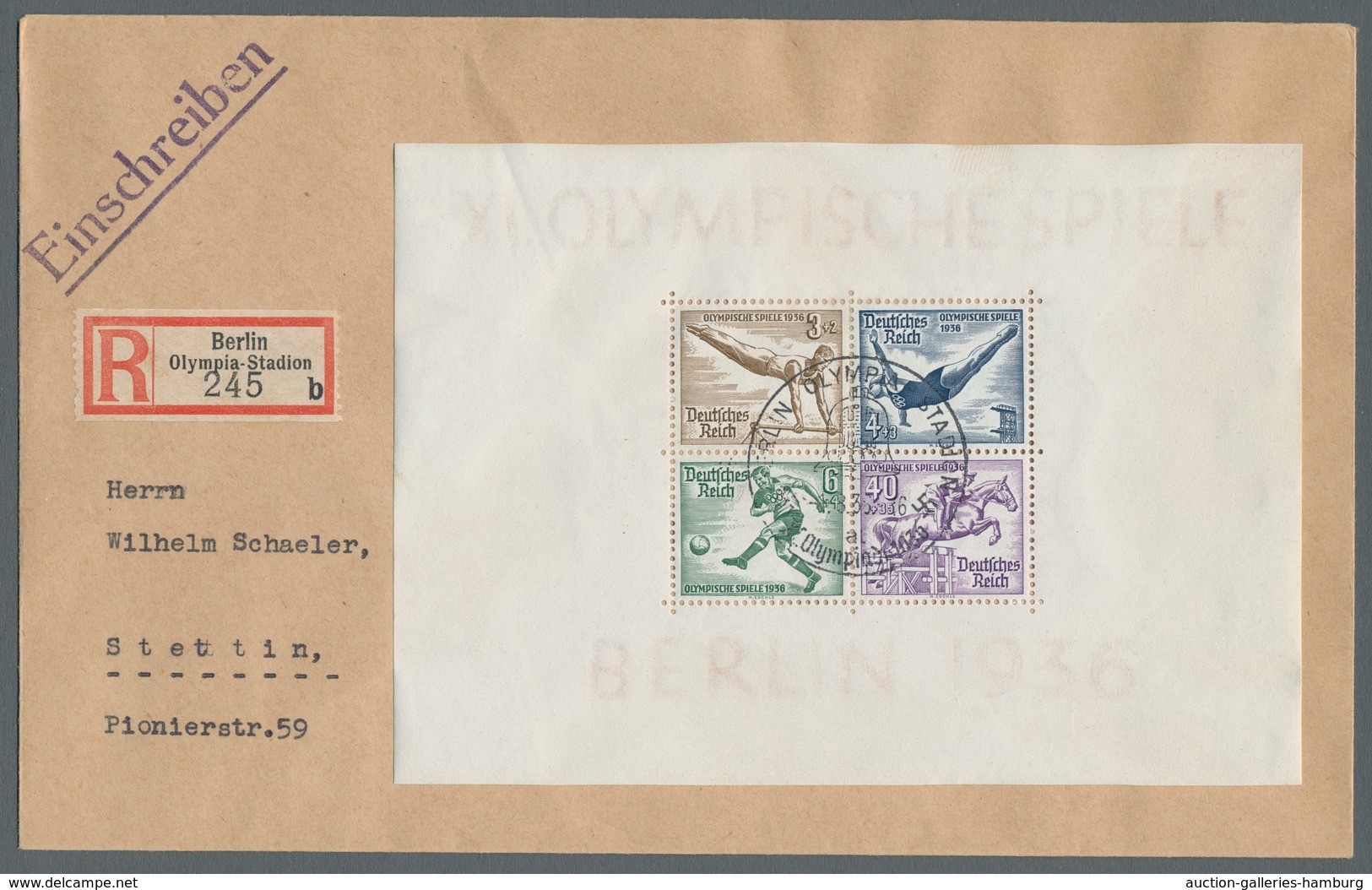 Deutsches Reich - 3. Reich: 1936, "Olympische Spiele 1936" Beide Blocks In Tadelloser Erhaltung Mit - Unused Stamps