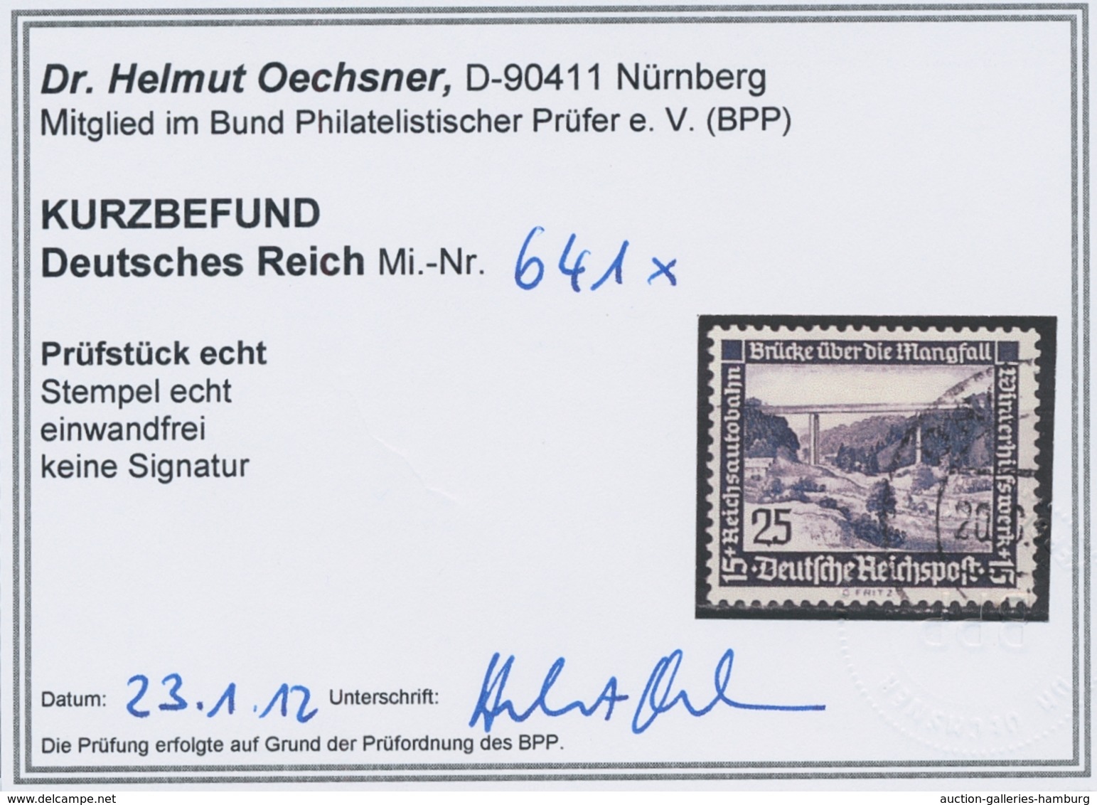 Deutsches Reich - 3. Reich: 1936, "25 Pfg. Mangfall-Brücke Mit Senkr. Gummiriffelung", Sauber Gestem - Nuevos