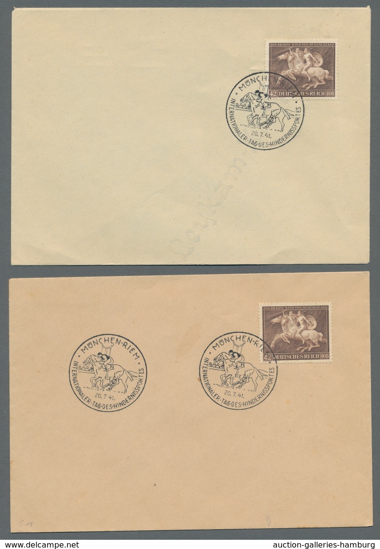 Deutsches Reich - 3. Reich: 1941, Braunes Band, Lot Von 11 FDC's, Teilweise Adressiert, Alle ESST Mü - Nuevos