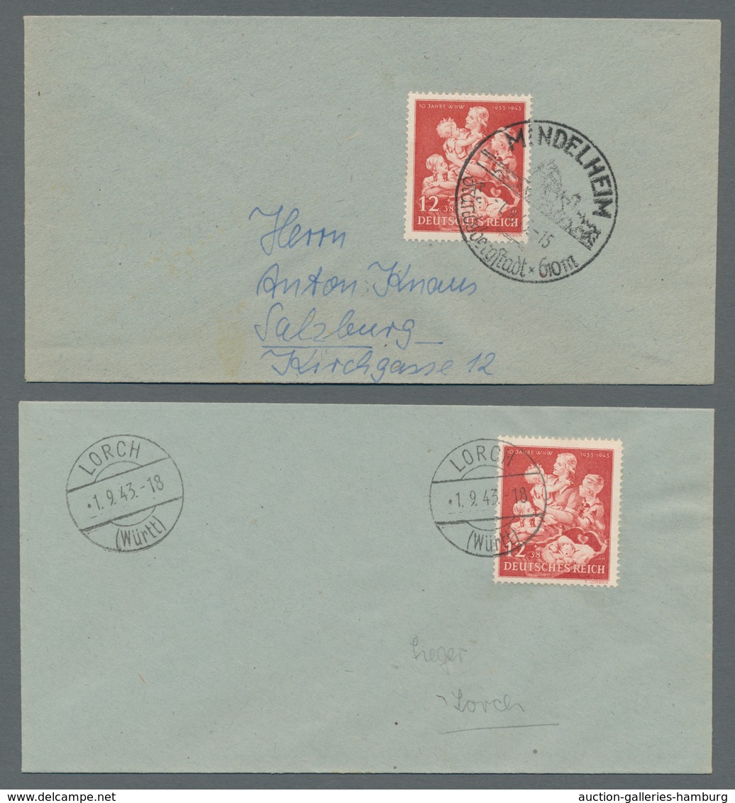 Deutsches Reich - 3. Reich: 1943, Winterhilfswerk, 4 X Auf FDC, 2x Mit ESST, 2x Ersttags-Tagesstpl. - Nuevos