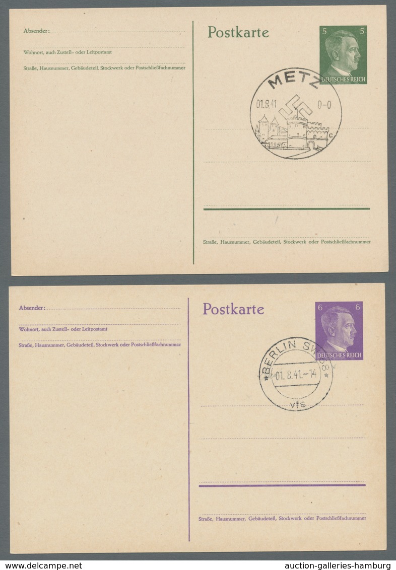Deutsches Reich - Ganzsachen: 1927-1942, Schöne Saubere Sammlung Ganzsachen, Alle Blanko Mit Ersttag - Other & Unclassified