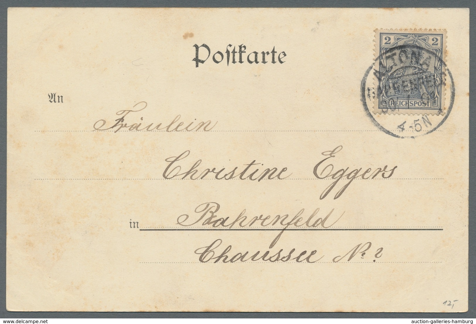 Heimat: Hamburg: BAHRENFELD;1876-1937, Sammlung von 39 Belegen und 17 Ansichtskarten auf selbstgesta