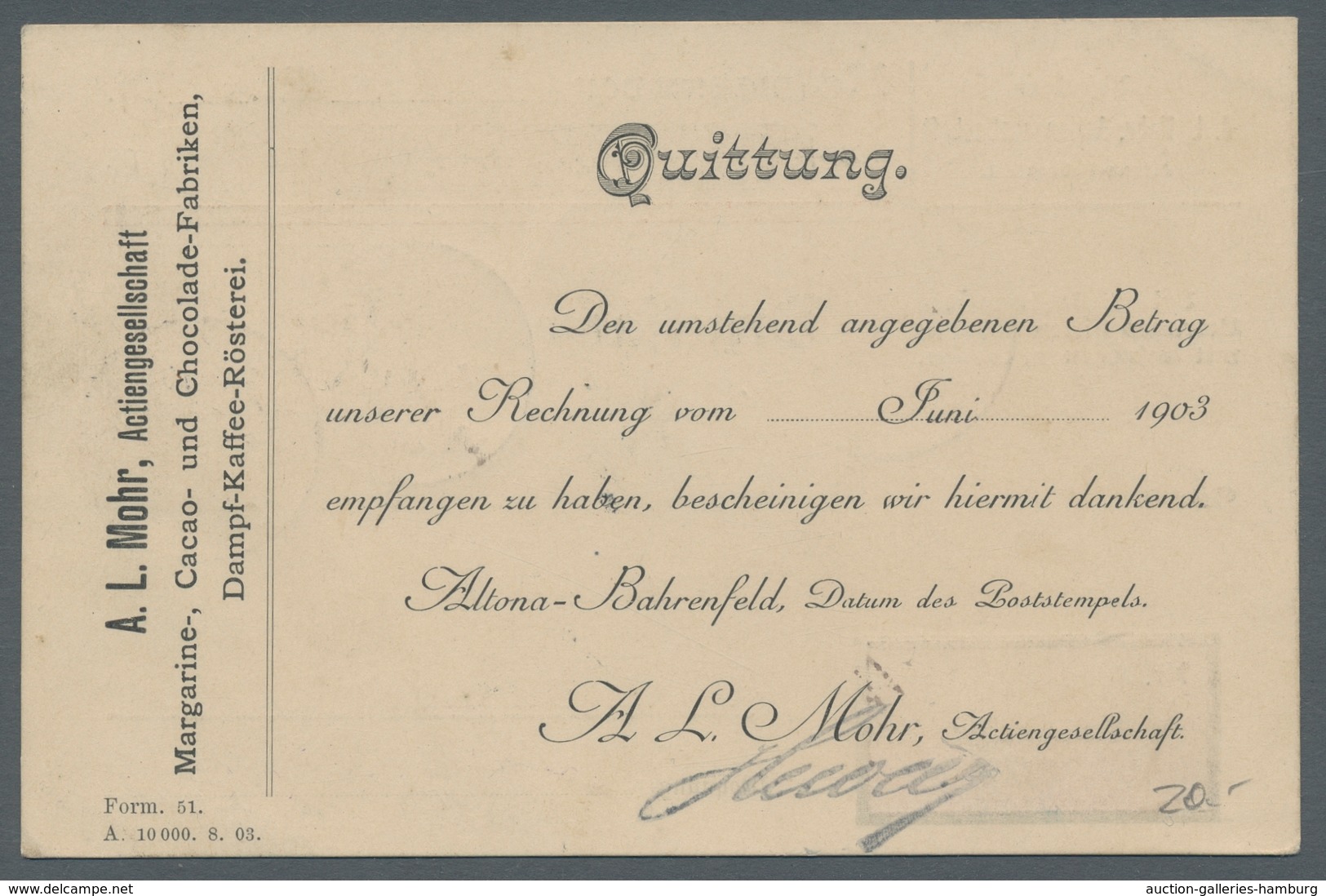 Heimat: Hamburg: BAHRENFELD;1876-1937, Sammlung von 39 Belegen und 17 Ansichtskarten auf selbstgesta