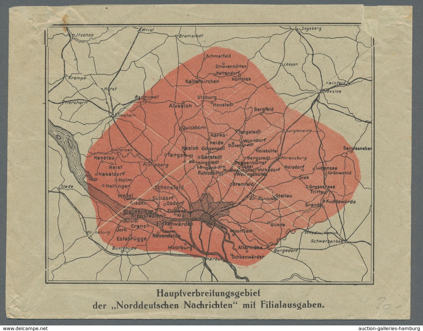 Heimat: Hamburg: BLANKENESE; 1840-1938, Sammlung Von 58 Belegen Und 6 Ansichtskarten Auf Selbstgesta - Other & Unclassified