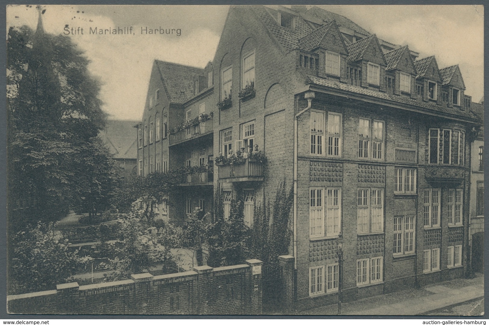 Heimat: Hamburg: HARBURG; 1874-1927, Sammlung Von 24 Belegen Auf Selbstgestalteten Albumseiten Mit U - Otros & Sin Clasificación