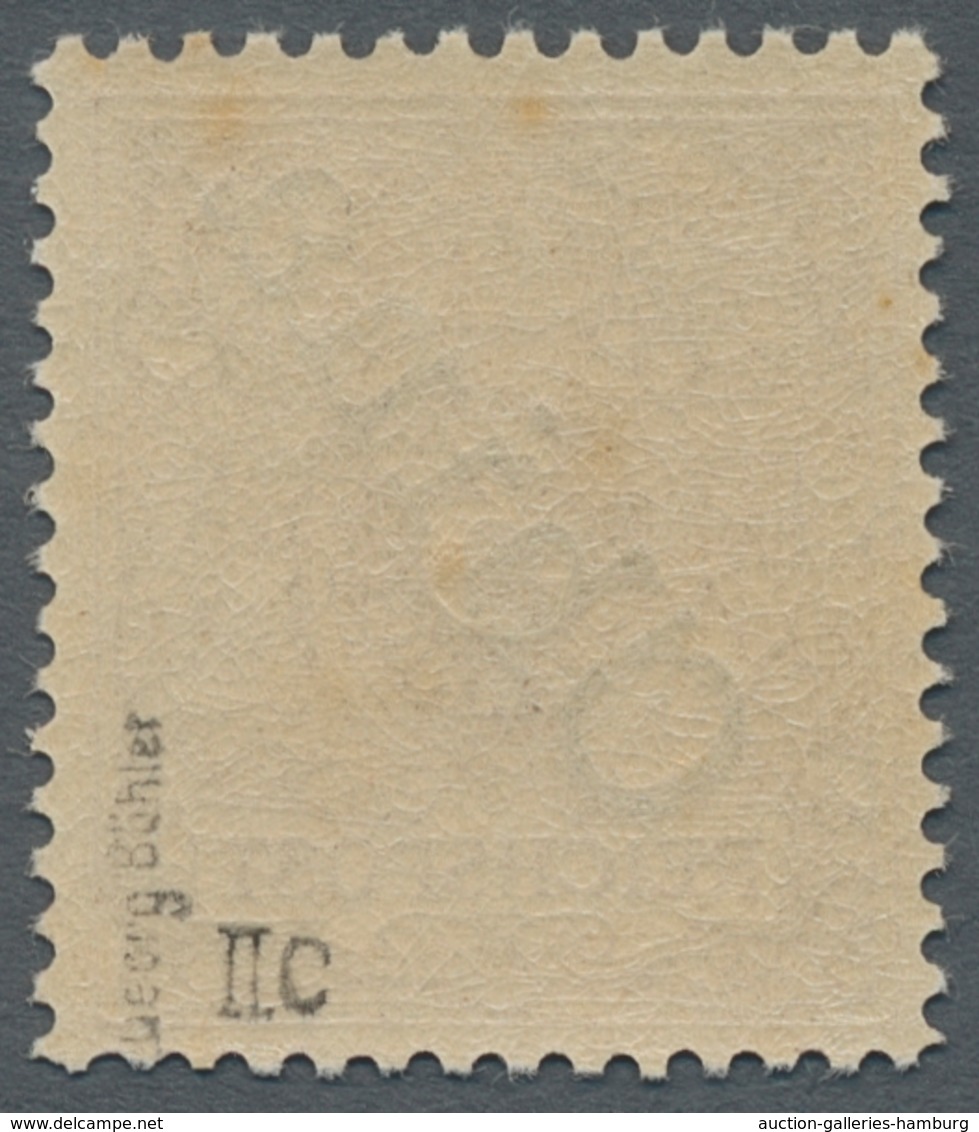 Deutsche Post In China: 1898, 3 Pf Braunocker, Postfrisch U. Gut Gezähnt , Tiefst Gepr. Bühler. Mi. - China (oficinas)