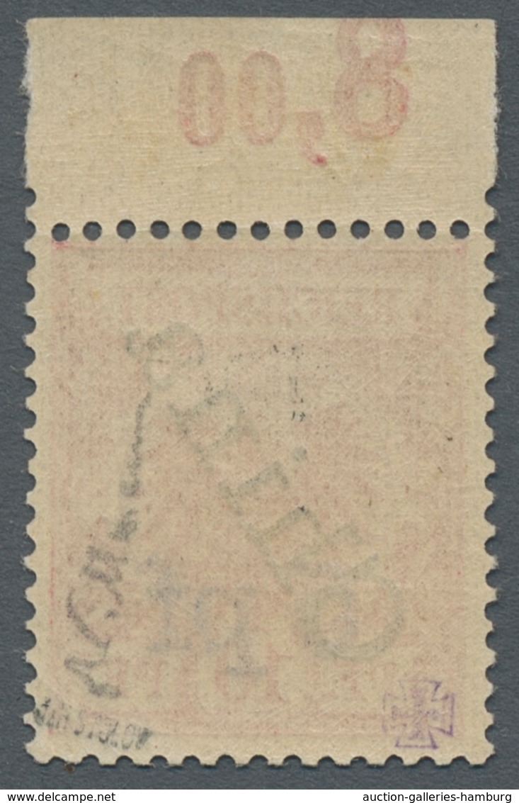 Deutsche Post In China: 1900, 5pf A. 10 Pf Sog. Futschau-Provisorium, Farbfrisch, Gut Gezähnt Oberra - China (oficinas)