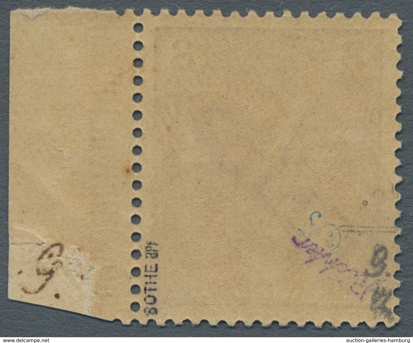 Deutsche Post In China: 1900, 3 Pf Handstempel, Sauber Ungebrauchtes, Fast Postfrisches, Gut Gezähnt - China (oficinas)