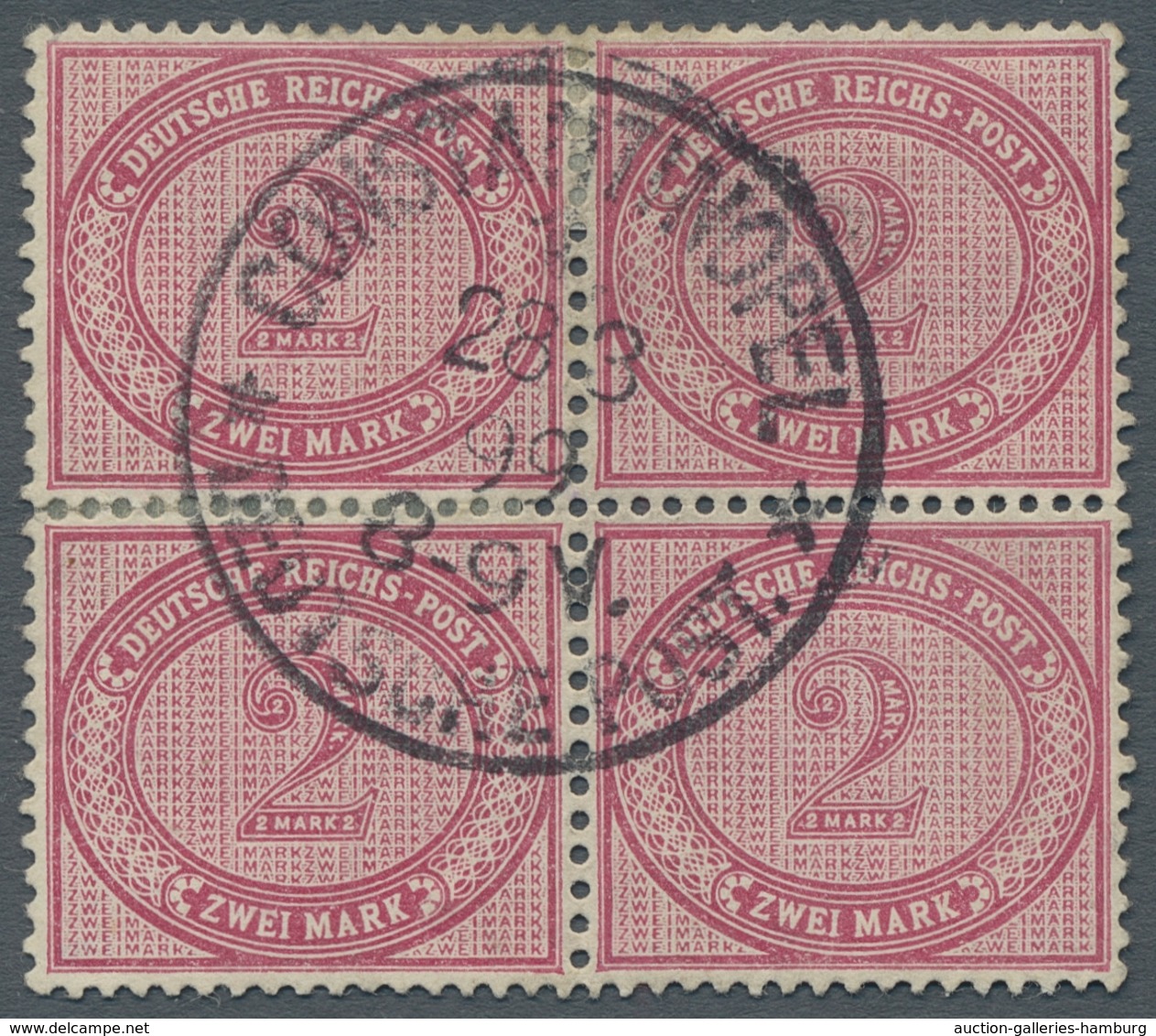 Deutsche Post In Der Türkei - Vorläufer: 1899, 2 Mk. Sauber Gestempelt, Constantinopel 28 3 99 Im 4e - Turkey (offices)