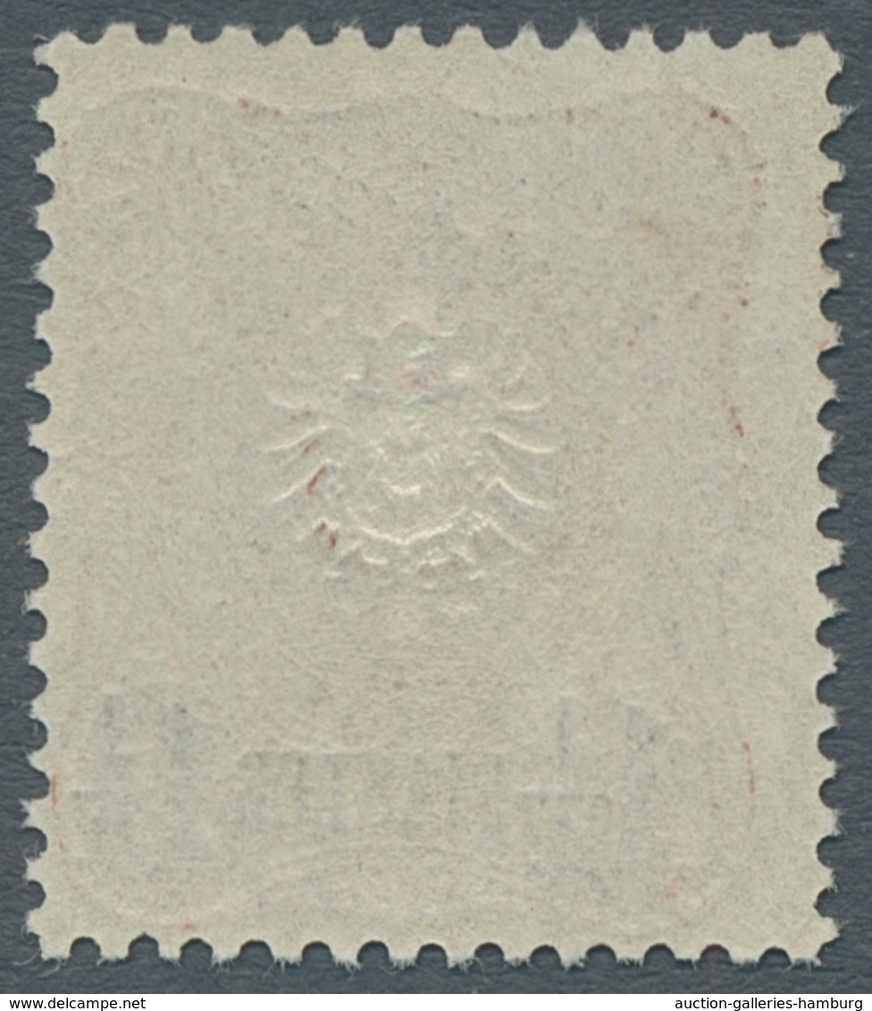 Deutsche Post In Der Türkei: 1887, 1 1/4 Piaster Orangebraun, Postfrisches Einwandfreies Prachtstück - Deutsche Post In Der Türkei