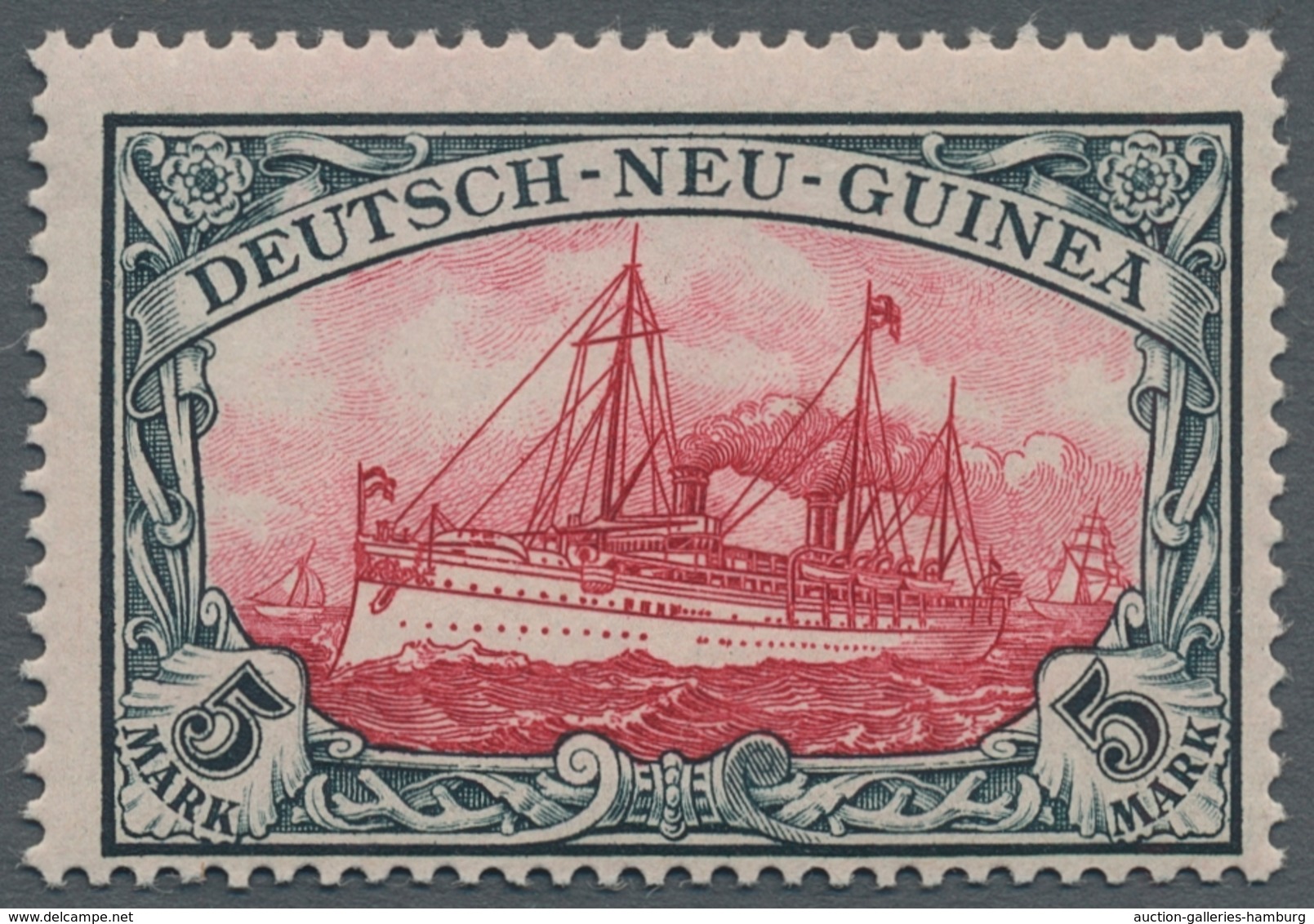 Deutsche Post In Der Türkei: 1900, Kaiserjacht, Kompletter Satz, (30 Pfg Randstück) Einwandfrei Post - Turquia (oficinas)