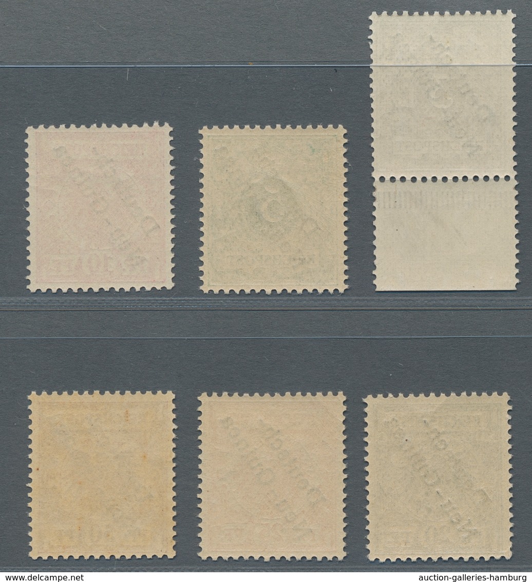 Deutsch-Neuguinea: 1897, 3 Pf Bis 50 Pf, Krone Adler Kompletter, Postfrischer Aufdrucksatz. Mi.320,- - Nueva Guinea Alemana