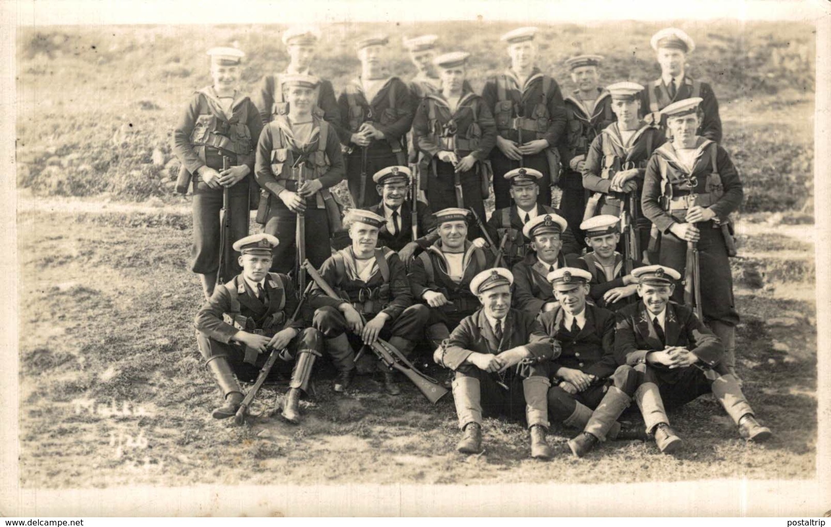 HMS DANAI. MALTA . - REAL PHOTO - Autres & Non Classés