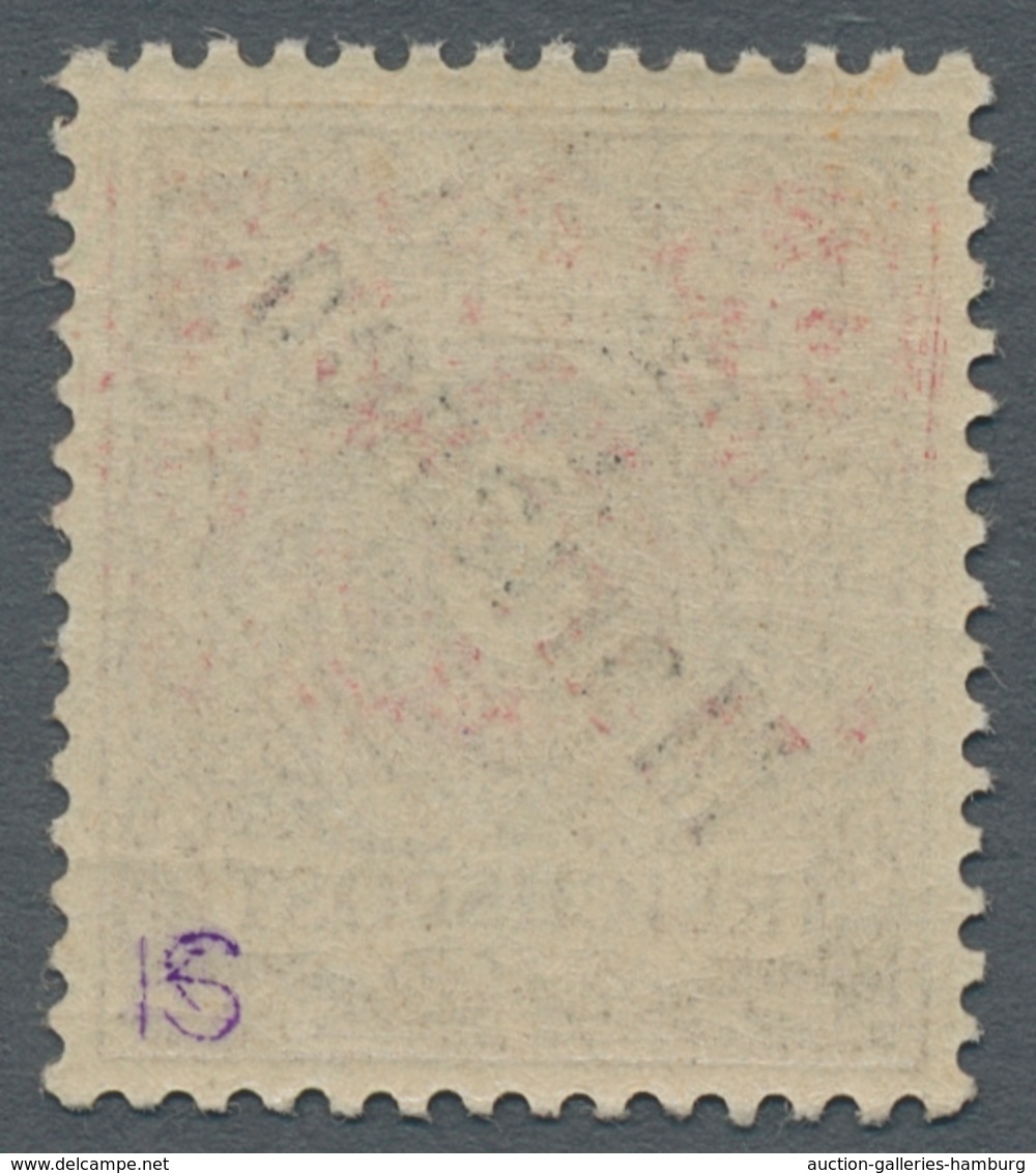Deutsche Kolonien - Marianen: 1899, 3 Pfg. Orangebraun, Diagonaler Aufdruck, Mit Vollem Originalgumm - Islas Maríanas