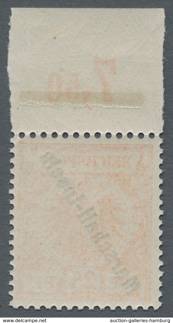 Deutsche Kolonien - Marshall-Inseln: 1899, 25 Pfg. Orangegelb, Postfrisches Einwandfreies Oberrandst - Marshall Islands