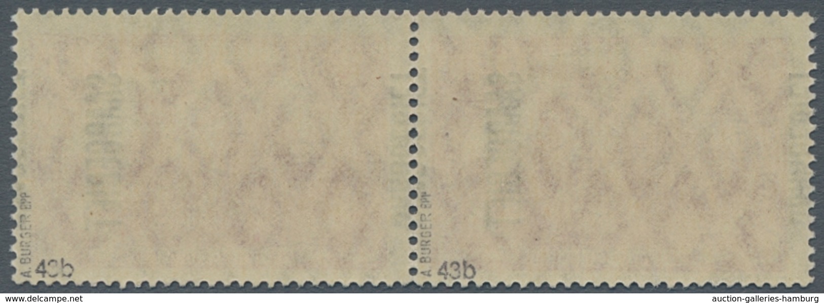 Deutsche Abstimmungsgebiete: Saargebiet: 1920, "2,50 Mk. Germania/Saargebiet", Postfrisches Waag. Pa - Cartas & Documentos