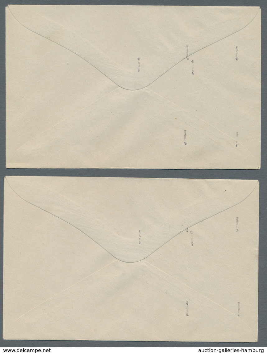 Deutsche Abstimmungsgebiete: Saargebiet: 1921, Landschaft, Ex 55A,56A,58A, U.62A Jeweils Im Sechserb - Covers & Documents