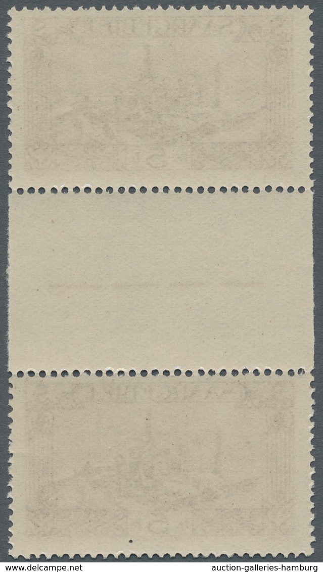 Deutsche Abstimmungsgebiete: Saargebiet: 1926, "Landschaftsbilder V Als Zwischenstegpaare", Postfris - Cartas & Documentos