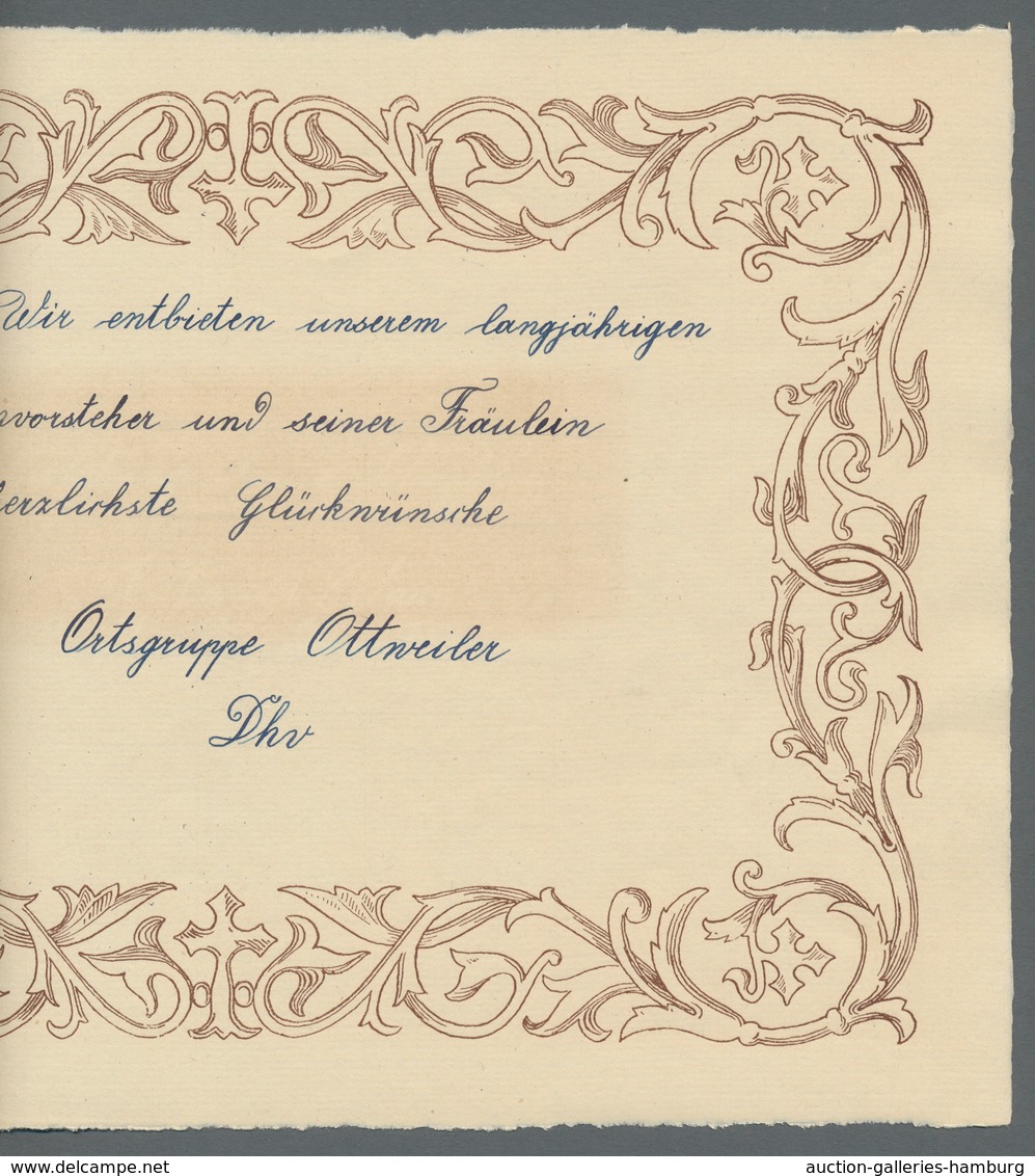 Deutsche Abstimmungsgebiete: Saargebiet: 1929, TELEGRAMM, Gebrauchtes Telegramm Anläßlich Einer Verl - Cartas & Documentos